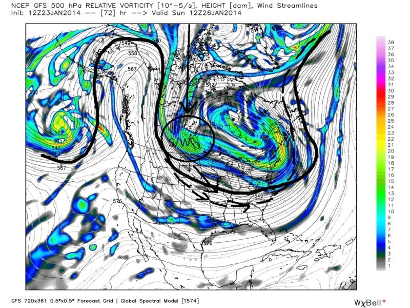 January 26-27 Possible System Gfs12z11