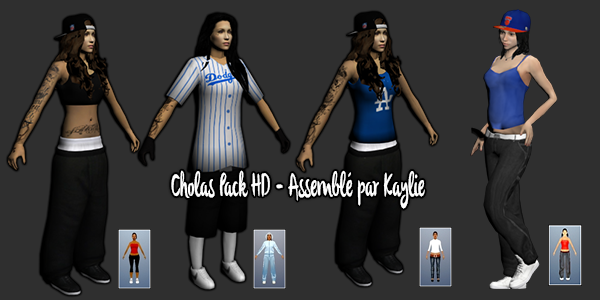 [RECH] Skins Latina/Chola  Pack_c10