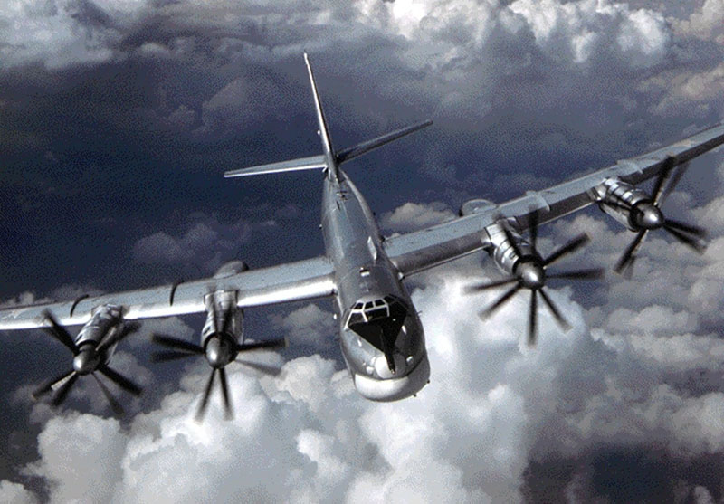 The fastest in the world, serial screw plane is considered strategic bomber - Tu -95 00210
