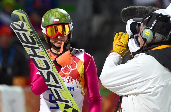 Kamil Stoch of Poland wins second gold medal in ski jumping  February 15, 2014, 12:15 p.m. SOCHI, Russia  La-sp-10