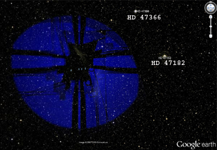 Anomalies sur sky-map.org 110