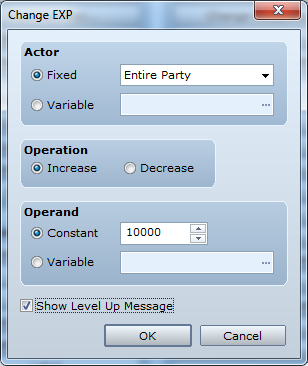 [REQ] Custom Show Level Up Message via Event Change EXP Lvup10