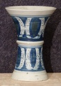 Stem Cup. Llangollen? Probably Castle Hedingham Pottery  P1000967
