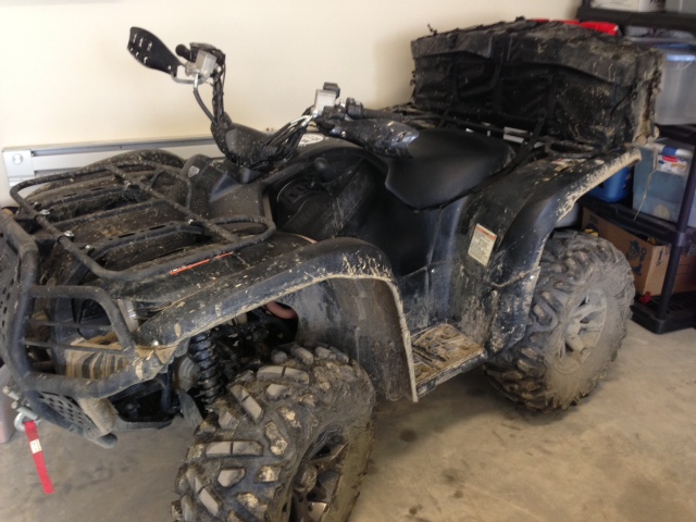 Selling my 2013 Yamaha Grizzly 700 EPS Quad110
