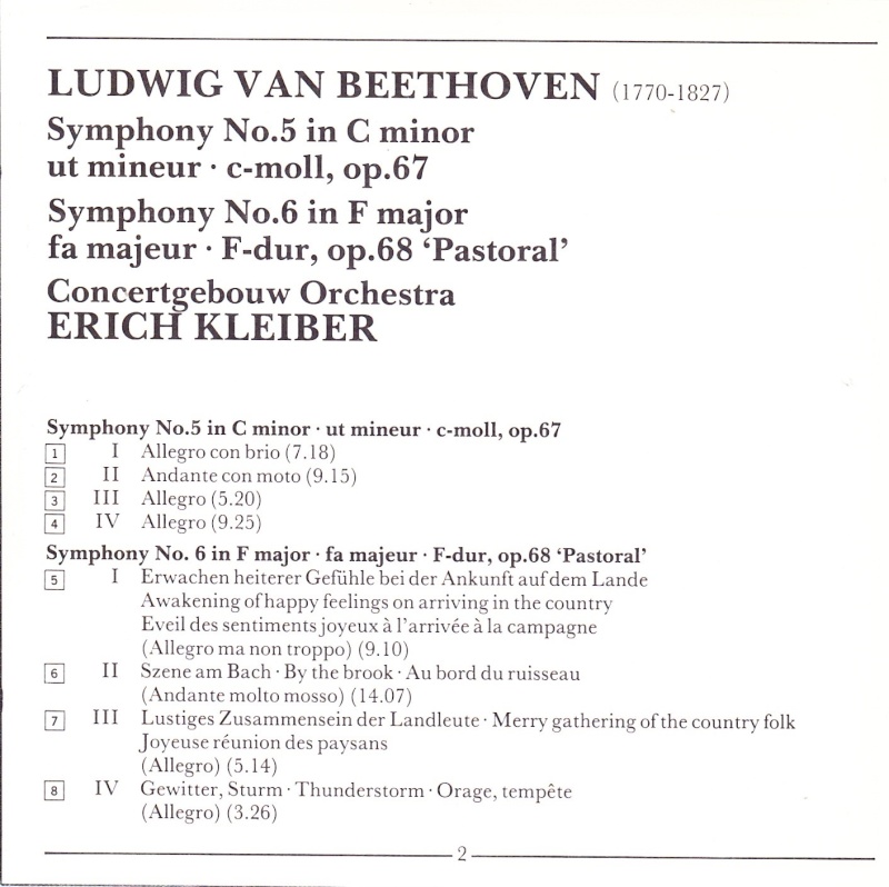Beethoven : Symphonie n°5 Kleibe11