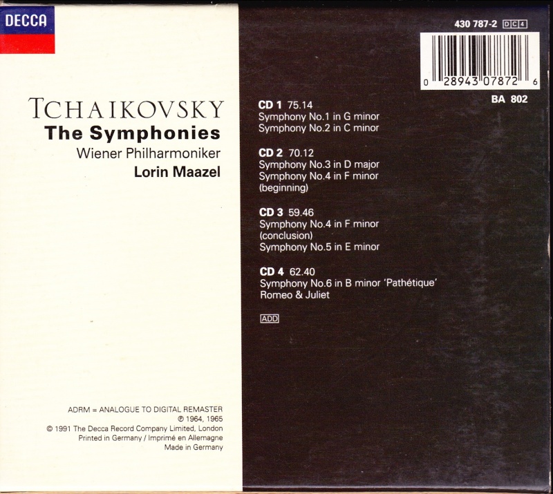Tchaikovsky - Symphonies - Page 8 Maazel16