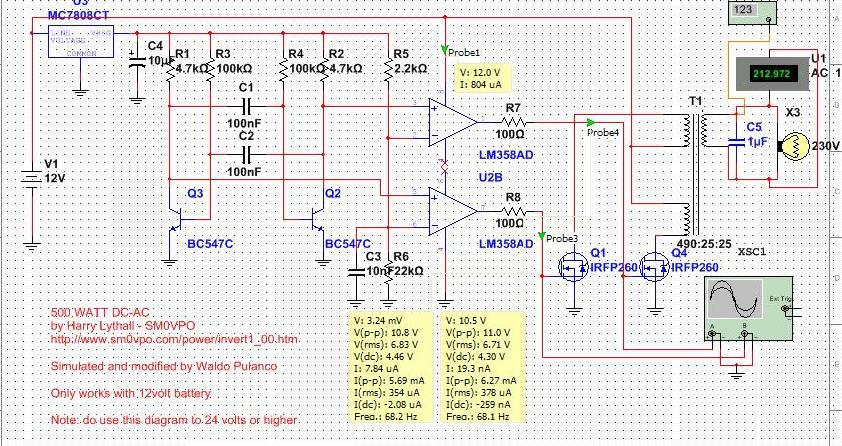 12VDC to 240VAC inverter Invert10