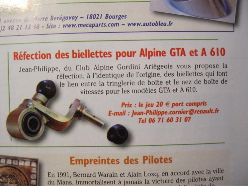 Refection moteur et boite d'une Alpine GTA Le Mans - Page 7 Img_3310