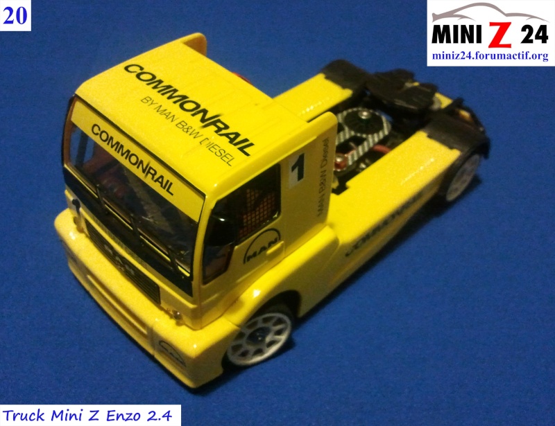 TUTO Truck Mini Z MAN TR 1400 Commonrail 20ltru10