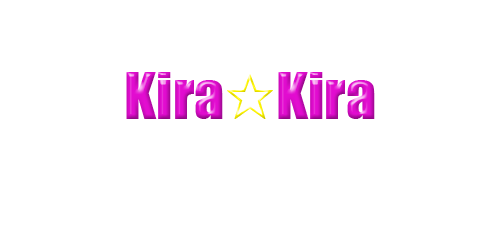 Composition des Kira☆Kira. Logo_k11