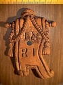 crucifix - plaque de cuivre "INRI" 3012110