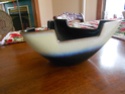 Pottery 3-sided Bowl, marked, Japanese? Dscn0720