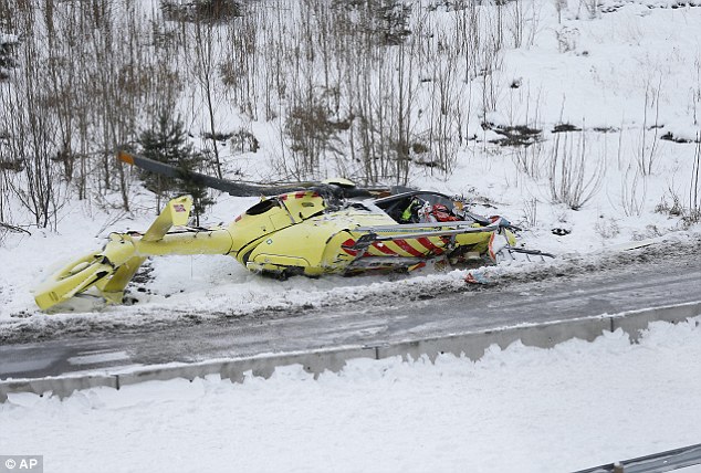  Crash Norvége d'une Hélicoptére médicalisé 14/01/2014 Articl10