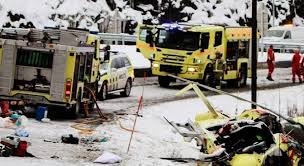  Crash Norvége d'une Hélicoptére médicalisé 14/01/2014 Images10