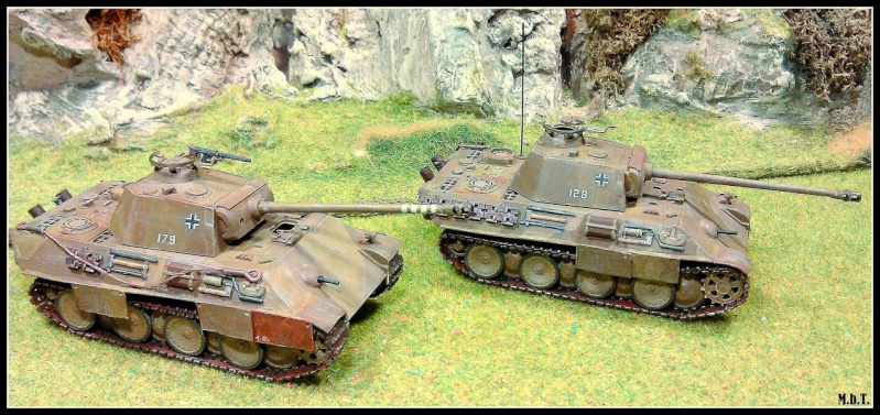 2x "Panther" V Ausf. G / 1:72 K800_d22