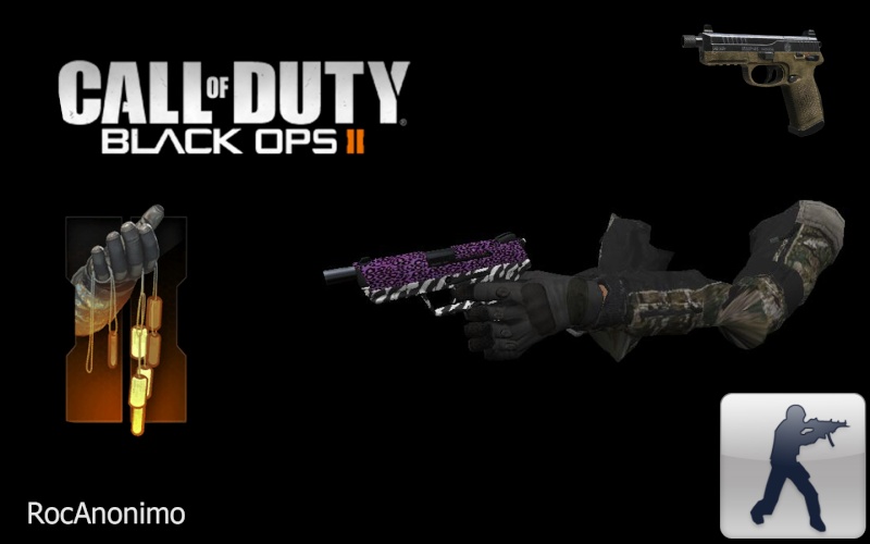 BO2 Kap 40 ,AN 94, M8A1 ,TAC -45 Whit camos and diamond. 410