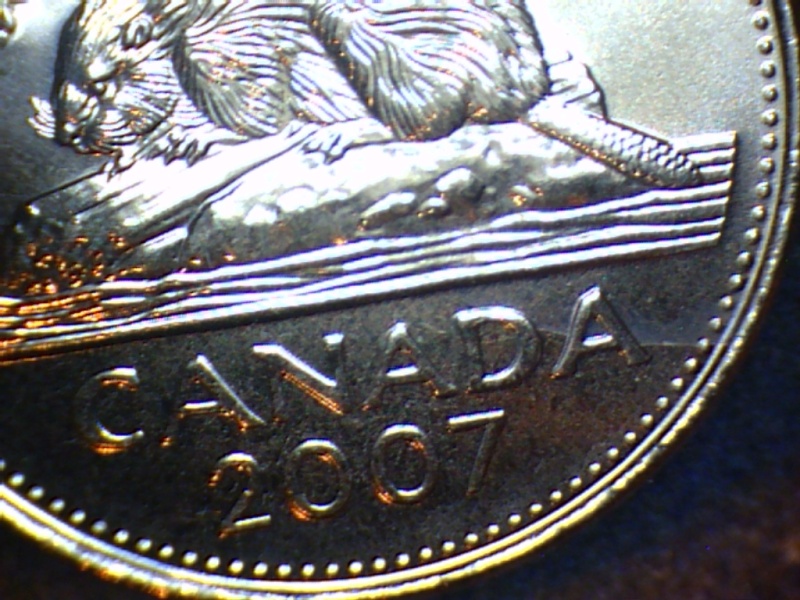 2007 - Coin Fendillé du listel au DA de canaDA (Die Crack) Coin_f11