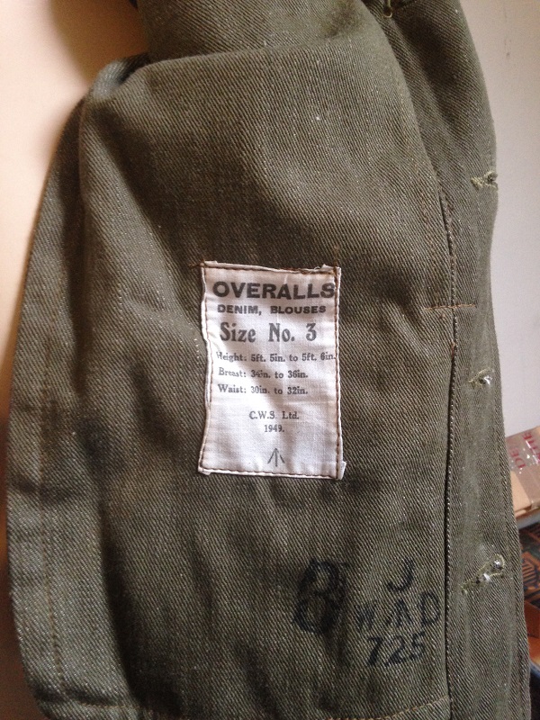 Overalls denim blouse de 1949 Img_0730
