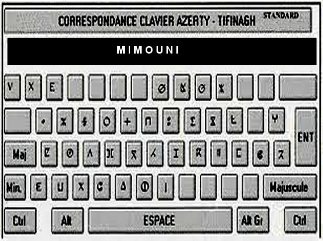 clavier tifinagh maroc