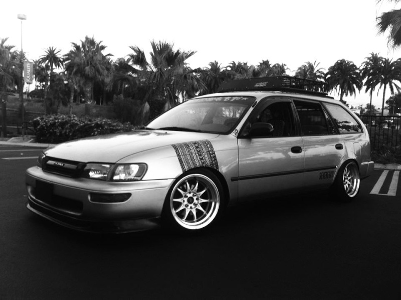 1996 Corolla Wagon Stance Hellaflush ae101 14806810