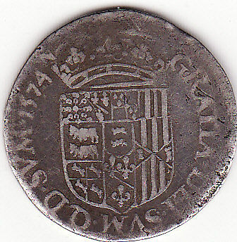 Teston de Navarre 1574 N- Atelier illégal Henri_10