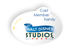 Mon fils choisi pour ouvrir le parc Walt Disney Studios hier. Badge_13