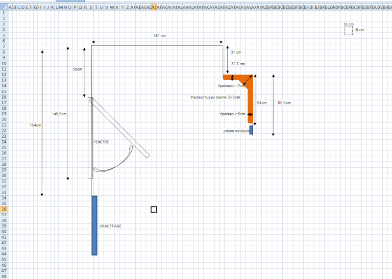 projets de placard et decoration longs couloirs étroits Plan_d10
