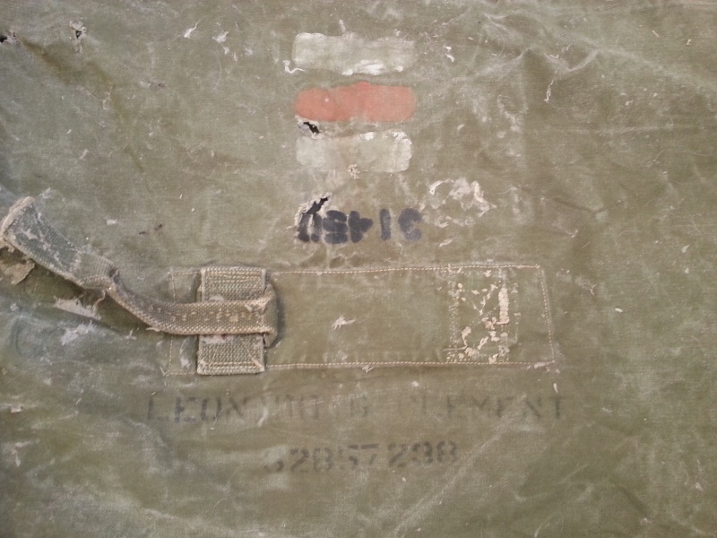 identification code couleur et soldats sur un sac us trouvé en normandie 20140519