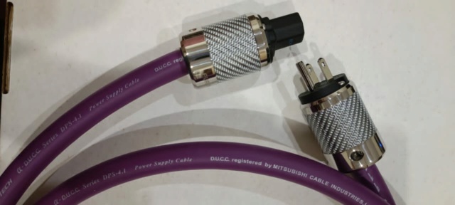 Furutech DPS 4.1 power cable 2m c/w NCF F1-50 (R) and F1-52 (R) (sold) Img-2020