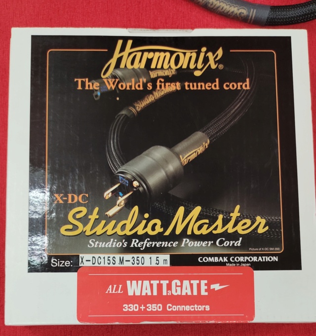 Harmonix Studiomaster all Wattgate powercord 1.5m (sold) Img_2045