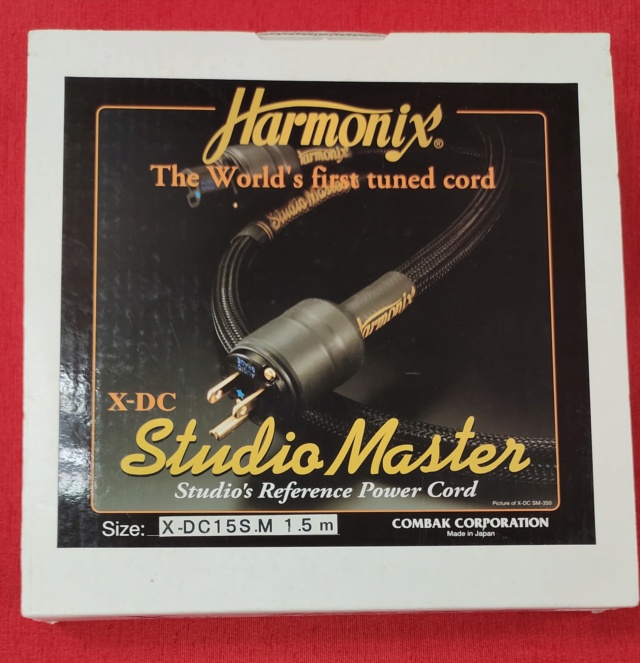 Harmonix Studiomaster powercord 1.5m (used) Img_2047