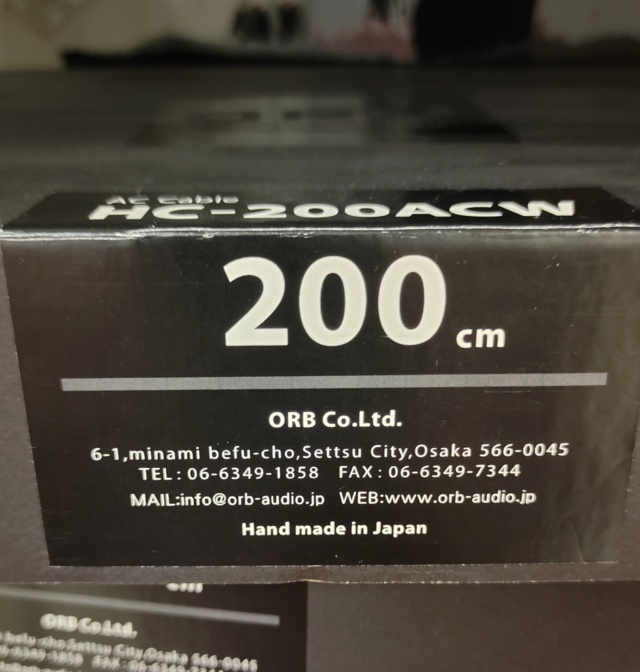 ORB HC-200ACW powercord 2.0m (used) Img_2052