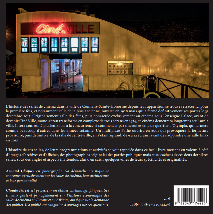 LIVRE SUR LES CINÉMAS DE CONFLANS  (78) Confla11