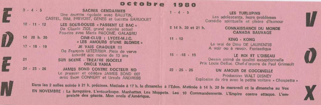 A L’AFFICHE A CREST AU 4ème TRIMESTRE 1980 Oct_8010