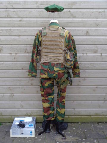 50's Belgian Army Leather Jerkin Vest British Army | eBay