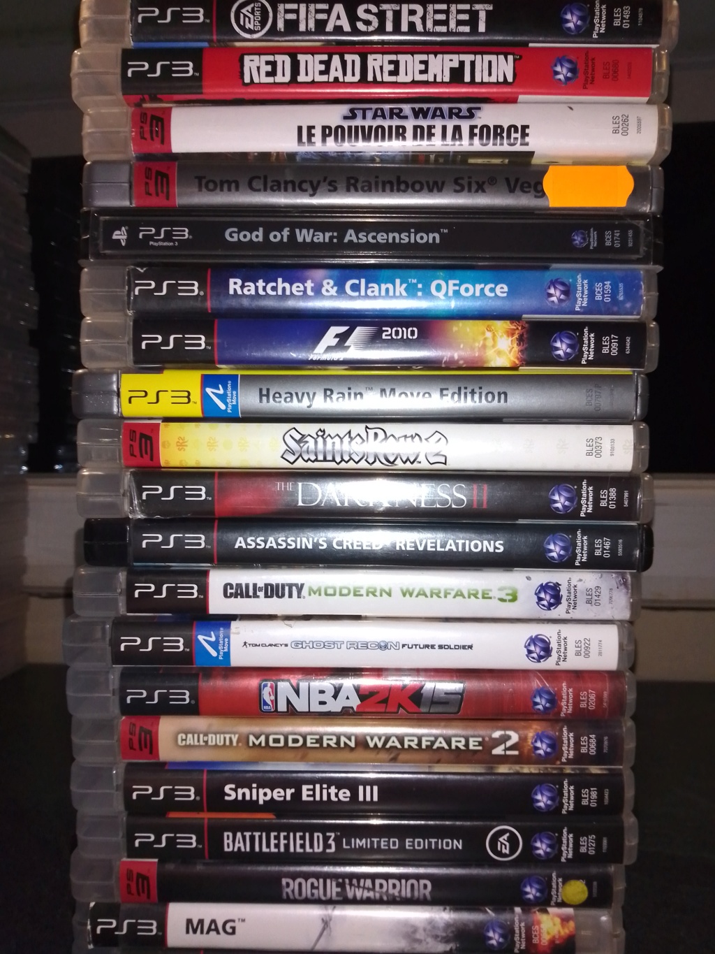 Grosse estimation avant vente 2 PS3 +138 jeux et accessoires (photo) 610