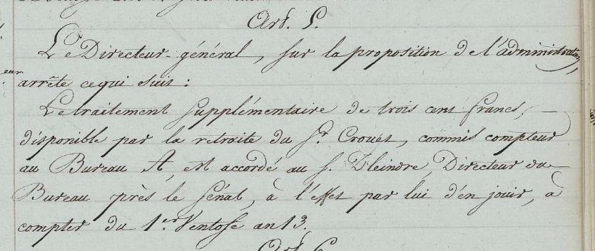 Chargée et en franchise, une convocation pour une séance du Sénat (1807) - Page 2 22_ven10