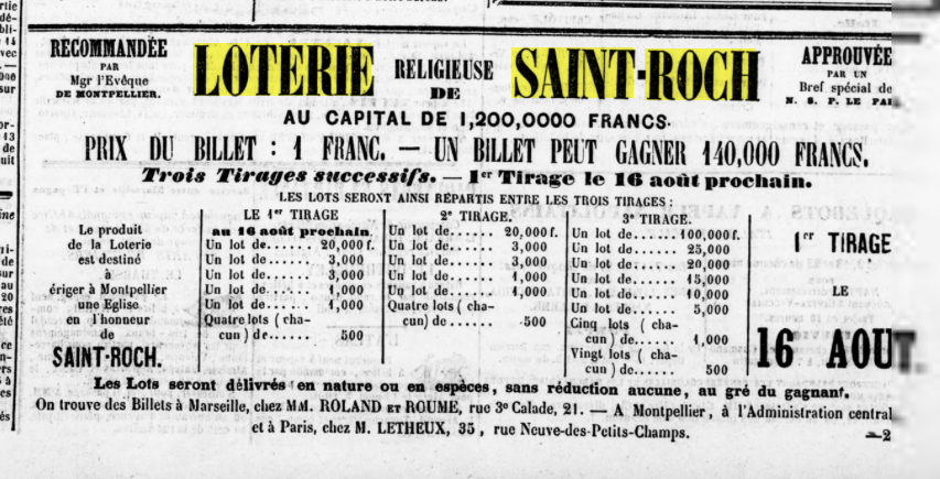 Loterie de Saint Roch à Montpellier Gazett10