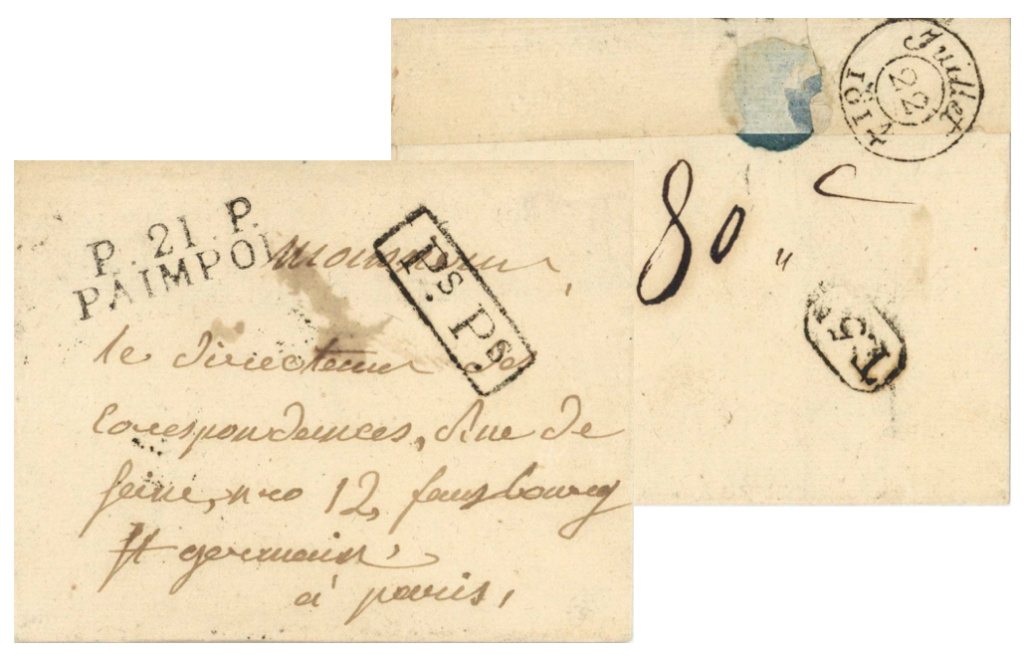 Paris, 1814 : le "bureau de correspondance" de Dezos de la Roquette à la recherche des disparus de la Grande Armée Paimpo10