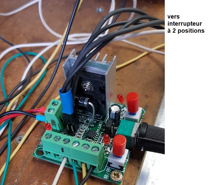 Utilisation simplifiée d'un moteur pas à pas Gi1110