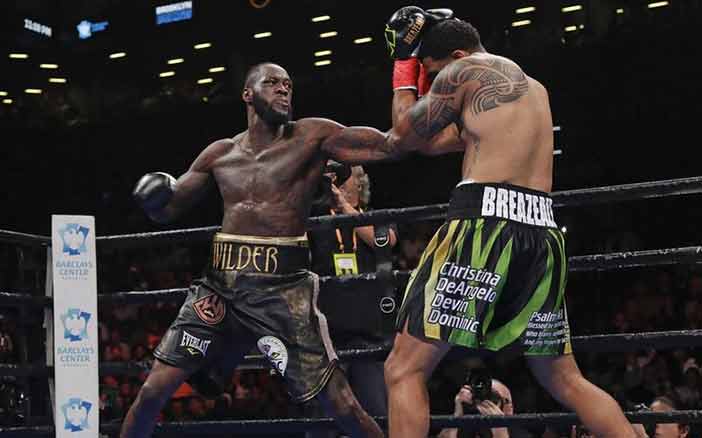 Deontay Wilder vs. Dominic Breazeale - Resultados. Wilder10