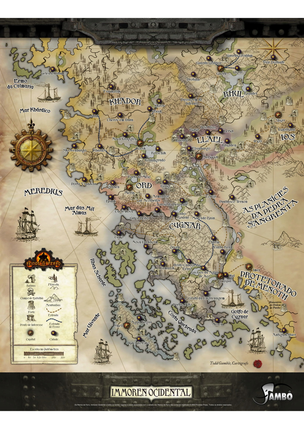 Sigil | Mapas, Panteão e Área de Influência Reinos11