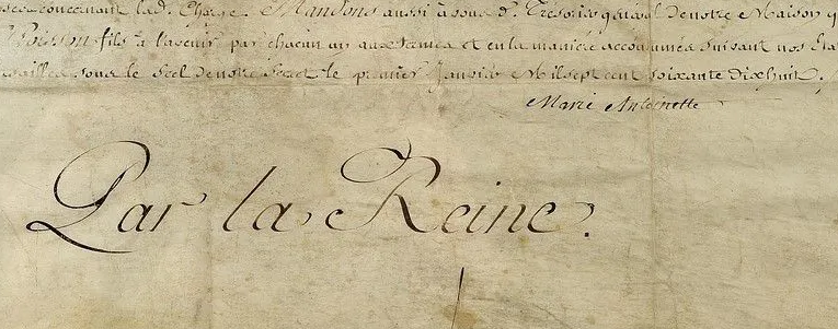 Documents avec autographe ou signature de Marie-Antoinette Tzolzo27