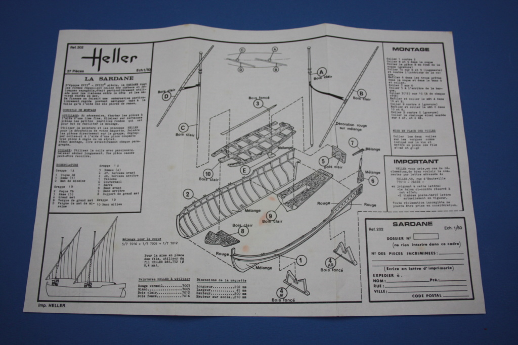 Barque LA SARDANE 1/50ème Réf 202 La_sar27