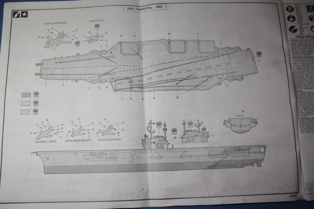 Porte-avions USS FORRESTAL 1/600ème Réf 81065 Notice Revue_44