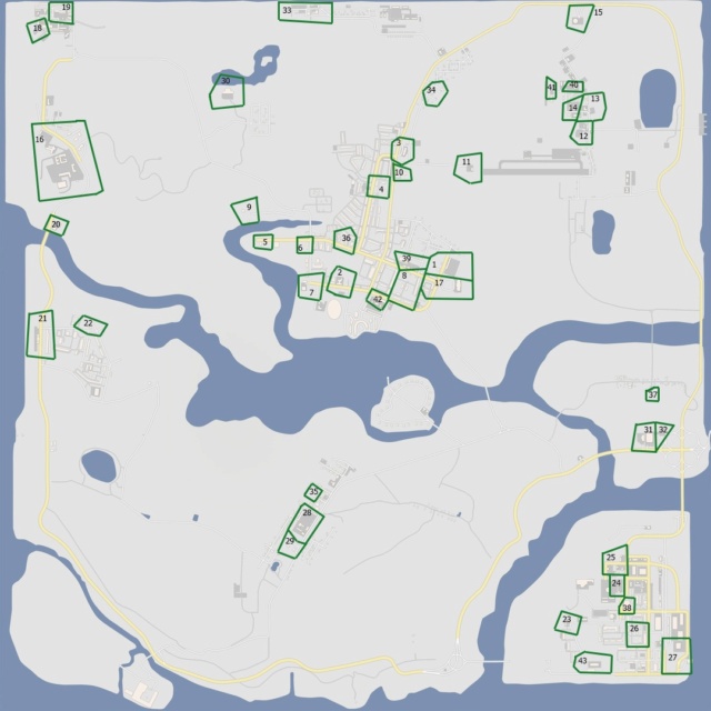 OverSunRP | Карта Зеленой Зоны. Zdny0310