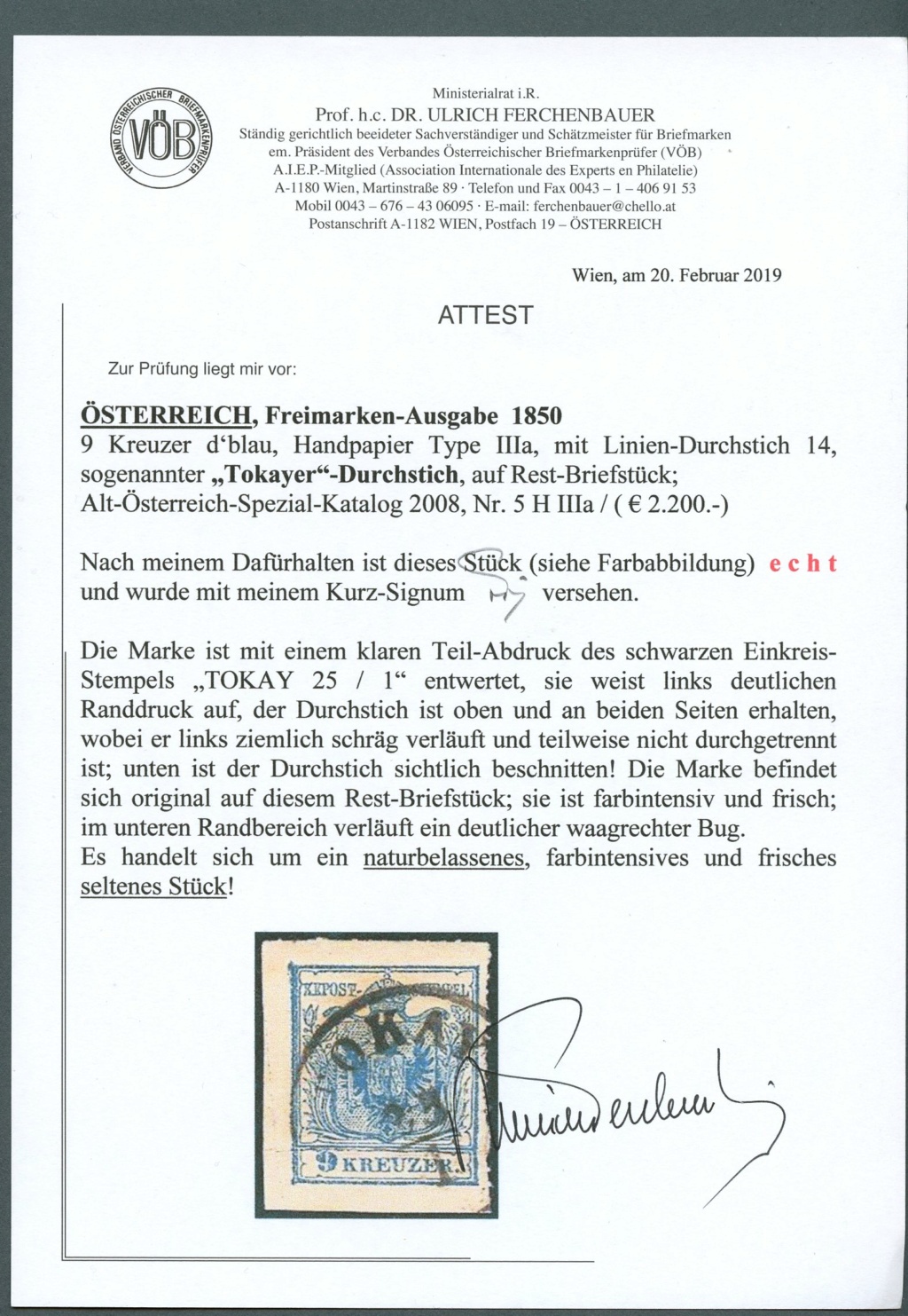 Osterreich - Die erste Österreichische Ausgabe 1850 - Seite 25 Ank5_h12