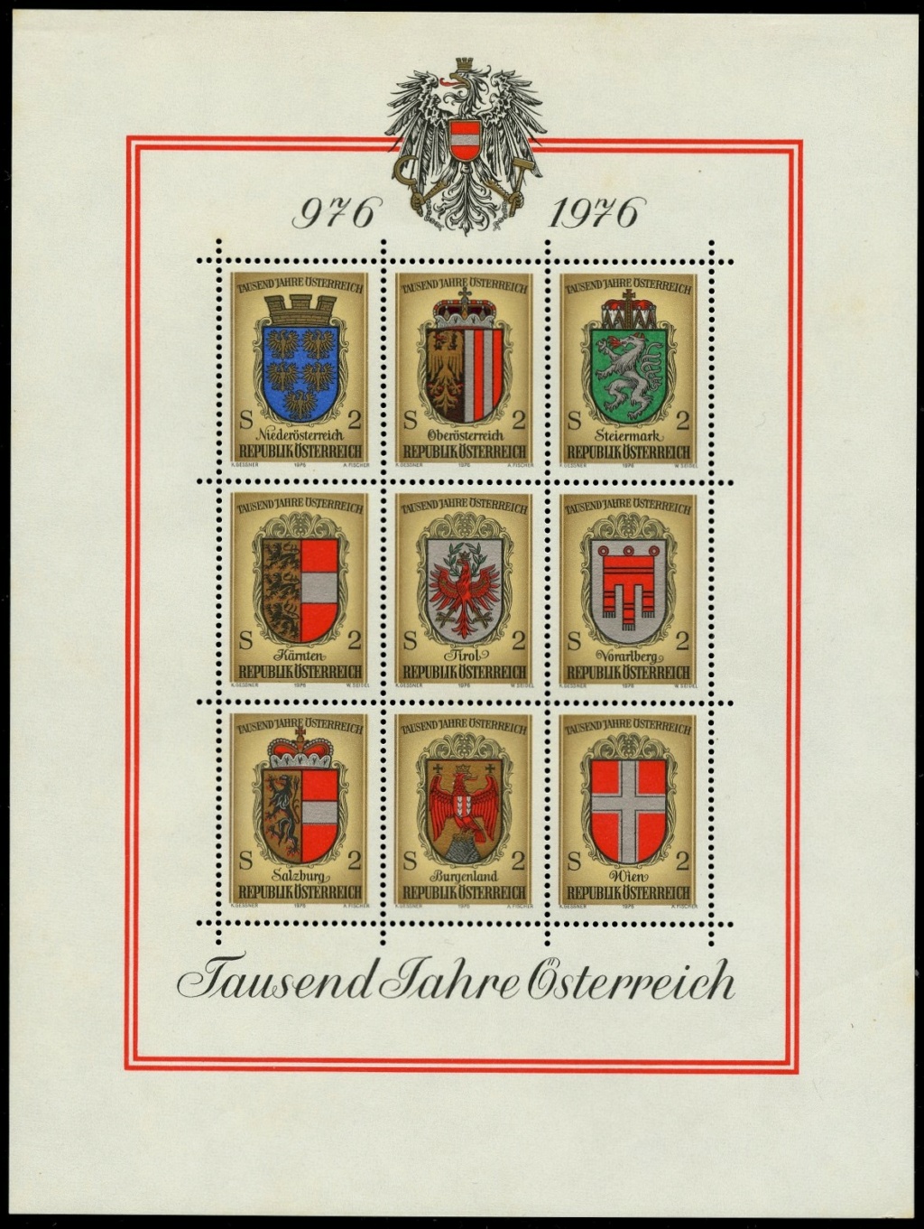 Österreich, Briefmarken der Jahre 1975 - 1979 Ank_1549
