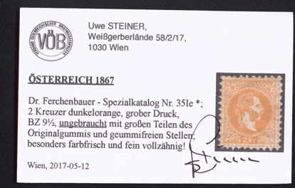 stempel - Freimarken-Ausgabe 1867 : Kopfbildnis Kaiser Franz Joseph I - Seite 23 Ank_3519