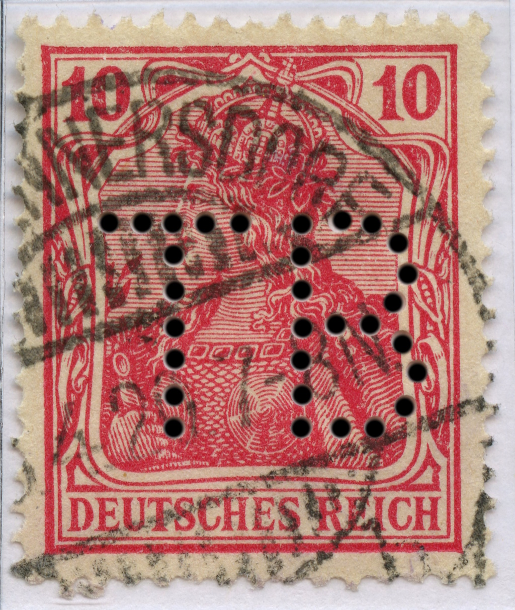 schweiz - Perfins  (Firmenlochungen) Img70211